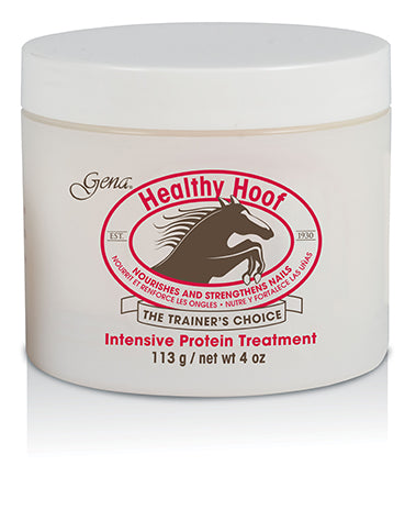 Front view of a 4-ounce bottle of Healthy Hoof Intensive Protein Treatment Cream for nails and cuticles