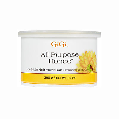 GiGi All Purpose Honee Wax (14 oz) – Classic hair removal wax infused with honey for smooth and long-lasting results.