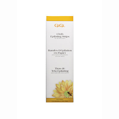 GiGi Large Cloth Epilating Strips, 100 pk
