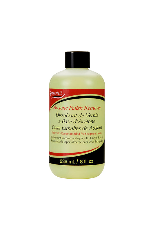 SuperNail Acetone Polish Remover, 8 fl oz