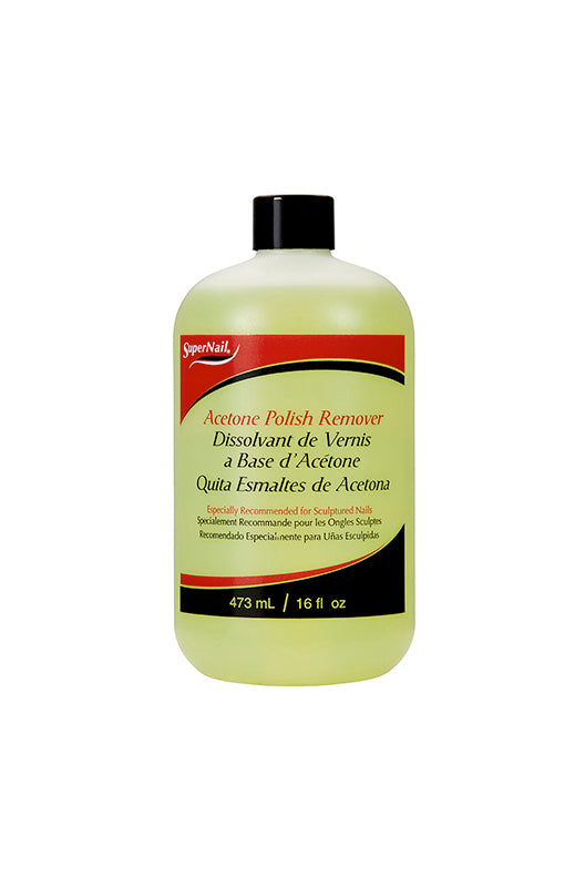 SuperNail Acetone Polish Remover, 16 fl oz