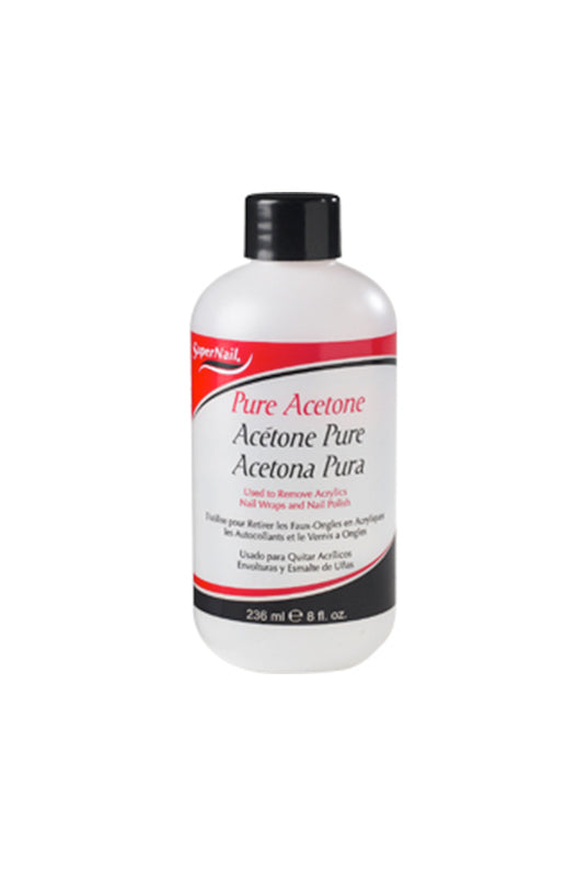 SuperNail Pure Acetone, 8 fl oz