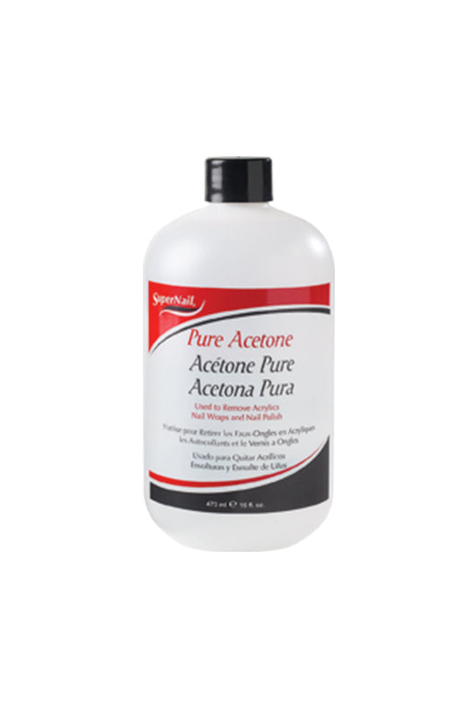 SuperNail Pure Acetone, 16 fl oz
