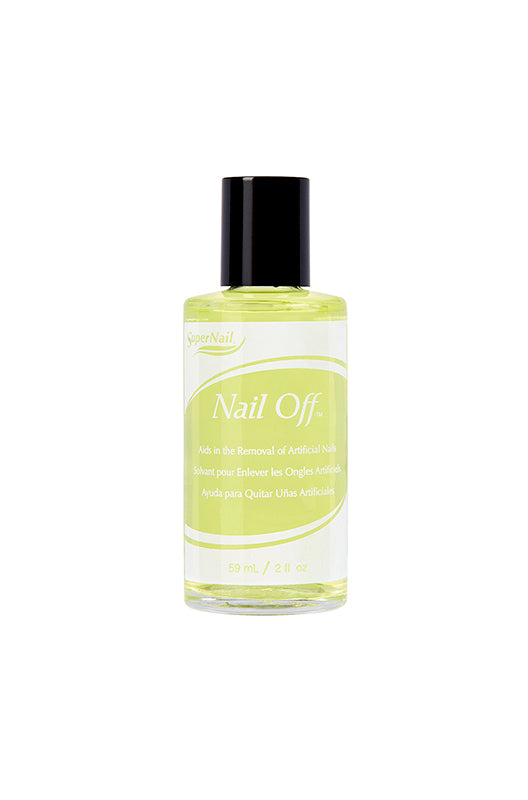 2 fl oz bottle of SuperNail Nail Off, formulated to remove artificial nails.