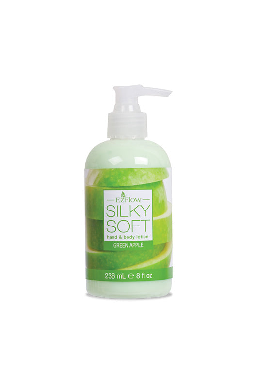EzFlow Silky Soft Green Apple Hand & Body Lotion - 8oz - Crisp green apple-scented lotion for smooth and hydrated skin.