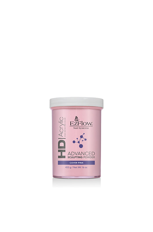 EzFlow HD Advanced Sculpting Powder Cover Pink (16 oz) ƒ?? Professional cover pink acrylic powder for salon-quality nails.