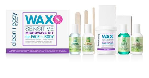 Satin Smooth Sensitive Microwave Kit for Face & Body