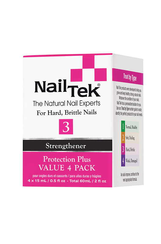 Nail Tek Protection Plus 3 Pro Pack, 4/0.5 oz