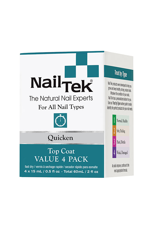 Nail Tek Quicken Pro Pack, 4/0.5 oz