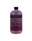 Large 32 oz. bottle of EzFlow Pineapple Scent polish remover, perfect for gentle yet effective nail polish removal.