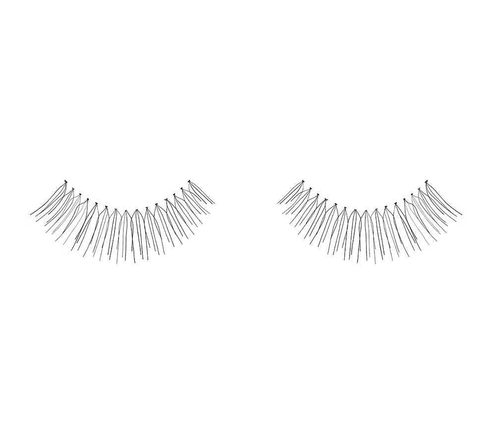 Pair of Ardell Lash Lites 331 false lashes side by side featuring clustered lash fibers