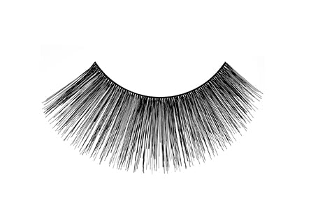 Close-up of an Ardell Glamour 115 false lash for the right eye featuring its full volume long length lash fibers