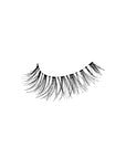 An angle shot of Ardell Baby Wispies showing signature Wispies style with crisscross, feathering & curl lash style