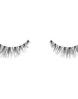 A pair of Ardell Baby Demi Wispies showing its Demi lash style with a slightly narrower band than a regular strip lash
