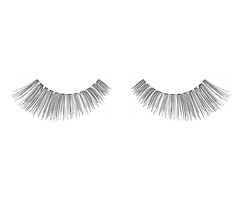 Set of Ardell Glamour 119 false lashes side by side featuring its flared lash style