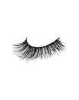 A close-up shot of the right Double Up 207 lash by Ardell showing its flared, winged out lash style