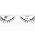 Pair of Ardell Glamour 412 faux lashes in inner plastic packaging labeled "Ardell" & "412 Black"