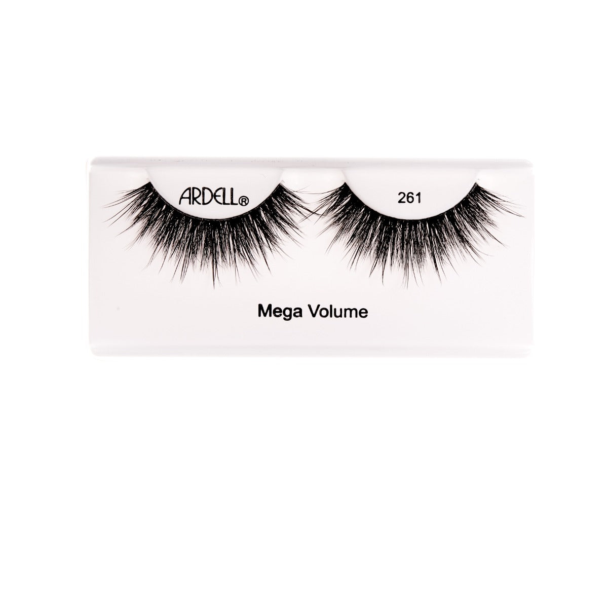 Ardell Mega Volume Lashes 261 ƒ?? Fluffy, dramatic false eyelashes with a layered, wispy design for a bold lash lift.