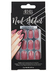 Front of Ardell Nail Addict Premium Artificial Nail Set in Sweet Pink color in packaging