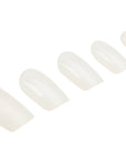 5-piece of Ardell Nail Addict Premium Artificial Nail Set in Natural long variant laid down separately
