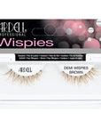 A single pair of Ardell Demi Wispies in Brown color placed inside its retail packaging