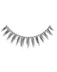 Close-up of an Ardell Luckies Lash for the right eye featuring clustered lash fibers