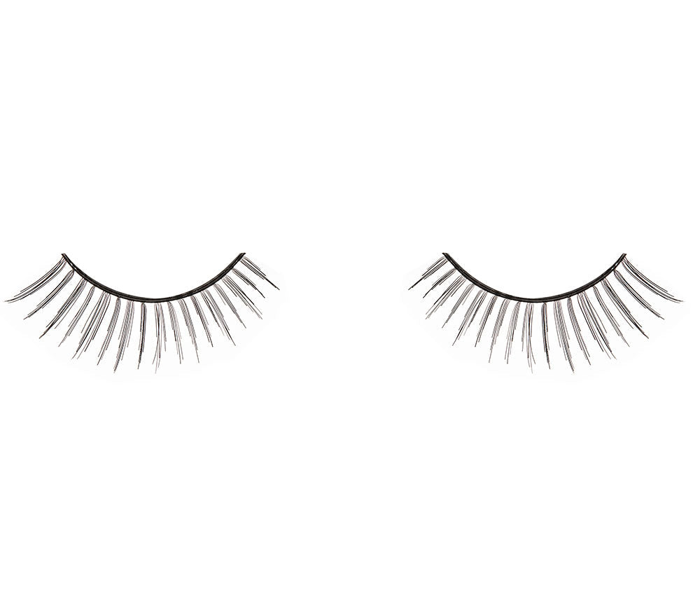 Pair of Ardell Self Adhesive Lash 116S false lashes side by side featuring clustered lash fibers