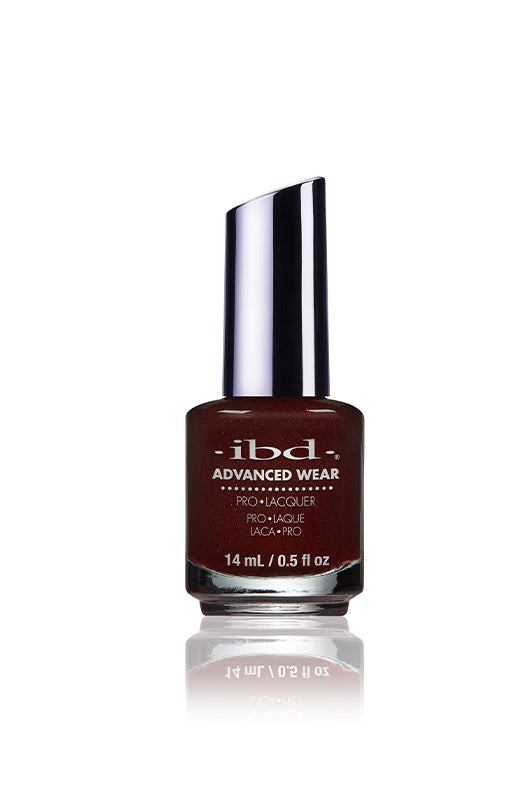 IBD Advanced Wear polish in Mogul, a deep espresso shimmer with fierce fashion-forward attitude.