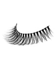 Dramatic long Ardell false eyelashes with a fluttery, eye-enhancing effect.