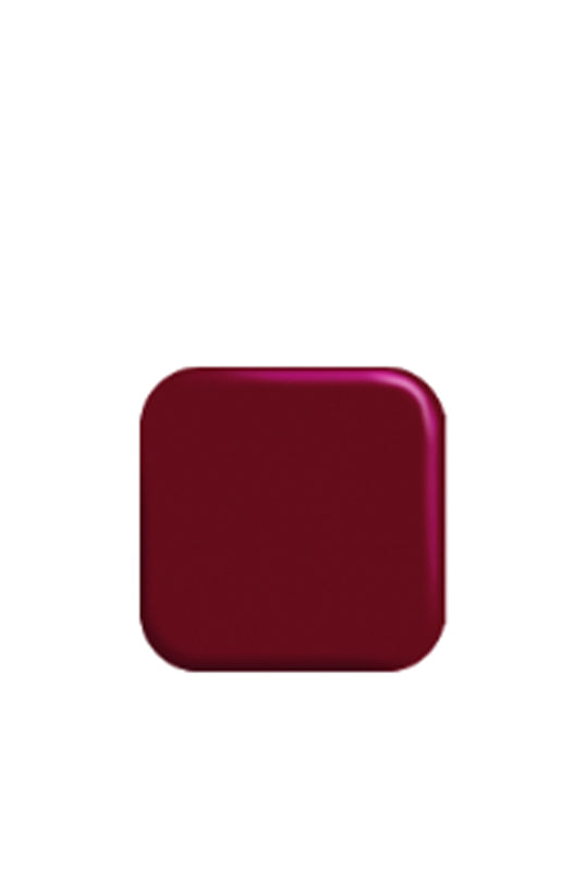 Glossy color swatch patch of SuperNail dip powder with Red Mauve pigmentation