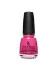 Front-facing China Glaze nail color bottle with label text in a Kiss My Sherbet Lips color variation