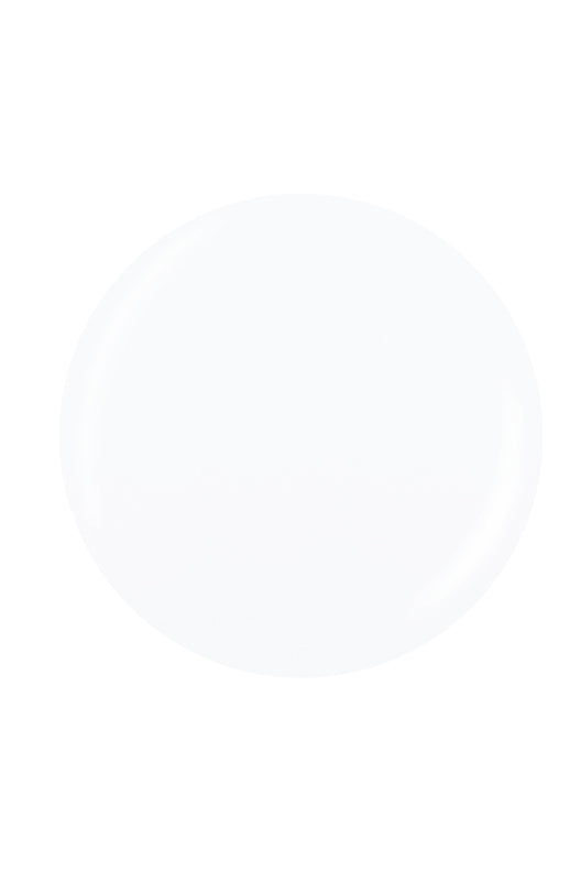 China Glaze Blanc Out White Nail Polish Swatch with a clean, glossy finish for a modern, fresh manicure look.