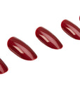 A set of Ardell, Nail Addict Premium Artificial Nail Set, Sip of Wine color variant isolated in white color background