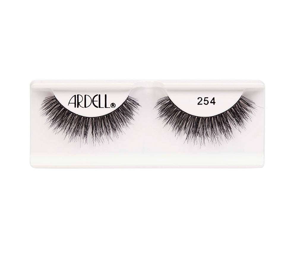 Ardell Mega Volume Lashes 254 ƒ?? Ultra-voluminous, multi-layered false lashes with NeverFlatƒ?› curl technology for a dramatic, lifted look.
