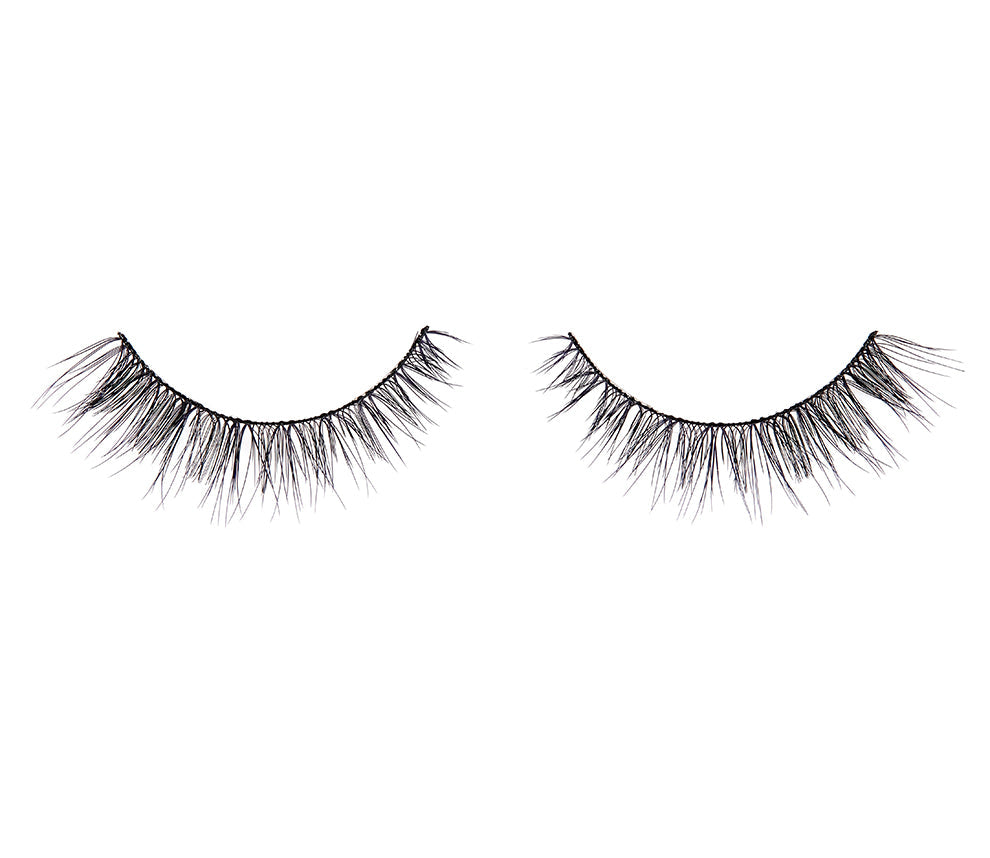 Pair of Ardell Natural 174 faux lashes side by side featuring clustered lash fibers