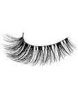 Close up shot of Ardell Faux mink Demi Wispies showing staggered, flared, fine & natural lash