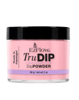 A clear 2 ounce tub of EzFlow TruDIP Ready to Flamingle nail dip powder