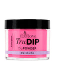 Front view of a 2 ounce glass jar containing EzFlow TruDIP Colorgasm printed with product details