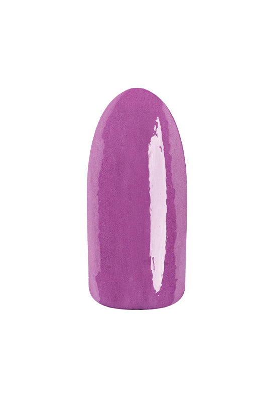 Grape creme' finish of EzFlow TruDIP It Happens swatched on an artificial nail