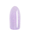 EzFlow TruDIP Own It swatchd onto synthetic nails displaying its lilac magenta hue