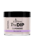 Front side face of EzFlow TruDIP Secret Snaps container showing its black twist cap & print-on product label