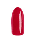 Burgundy creme' swatch sampled onto artificial nail previewing EzFlow TruDIP Workin' It nail powder dip