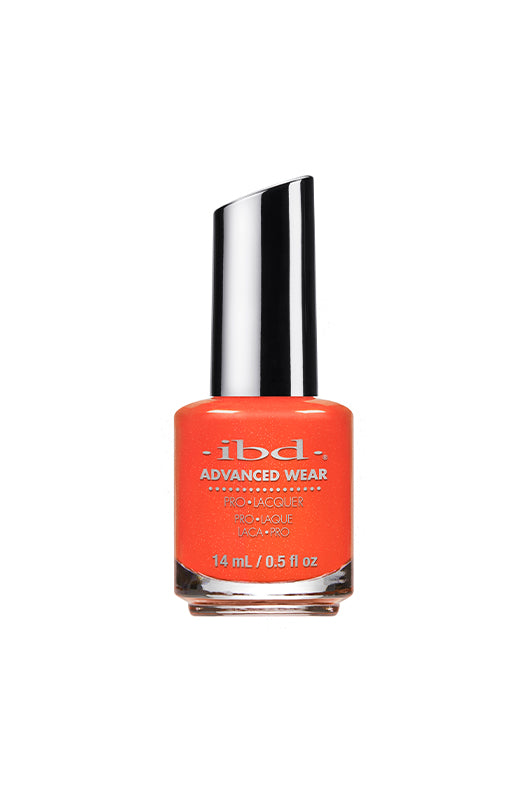 ibd Advanced Wear Peach Better Have My $ nail polish in a 0.5 ounce glass bottle container