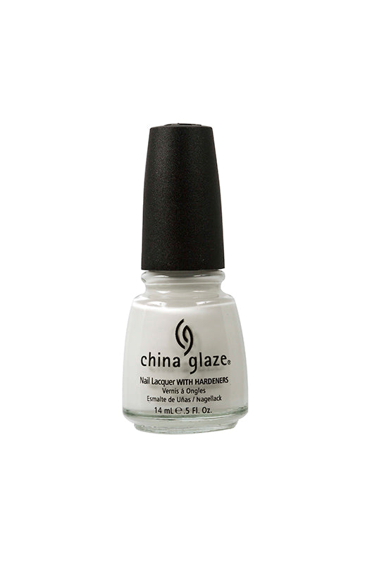 China Glaze Nail Lacquer, White on White 0.5 fl oz