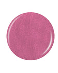 Light mauve pink badge nail enamel sample color swatch in white color background