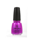 Frontage of 0.5-ounce nail lacquer from China Glaze with Purple Panic color variant