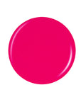 Bright pink circle nail polish sample color Pantone in white color setting
