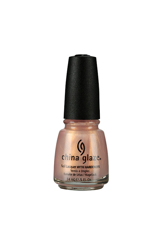 Front view of an 0.5-ounce bottle of China Glaze Nail Lacquer with Camisole color variant