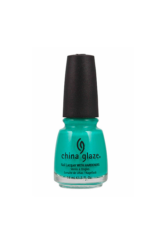 China Glaze Nail Lacquer, Turned Up Turquoise 0.5 fl oz