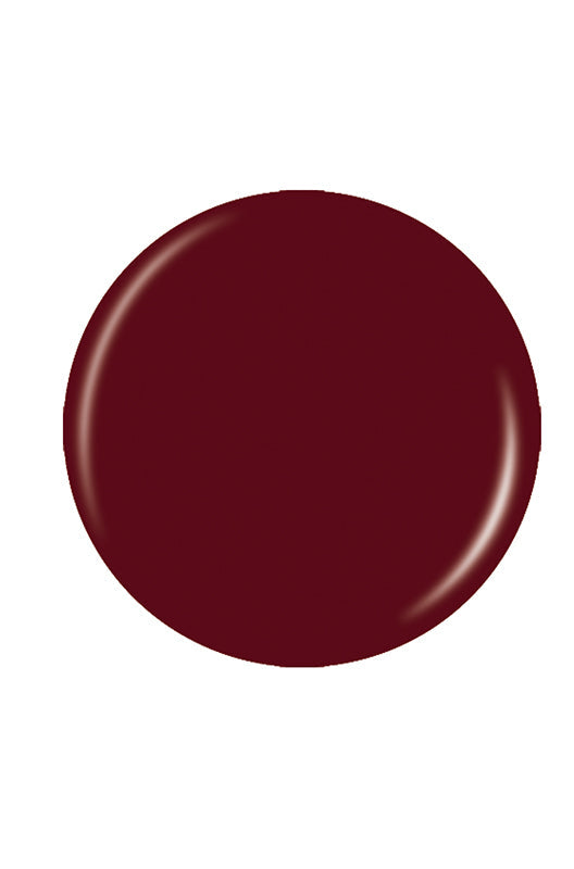 Glossy Round Darkened red polish sample nail color shade